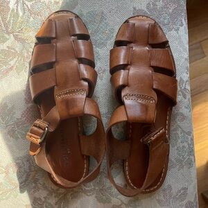 Vintage Cole Haan Leather ‘Fisherman Sandals’